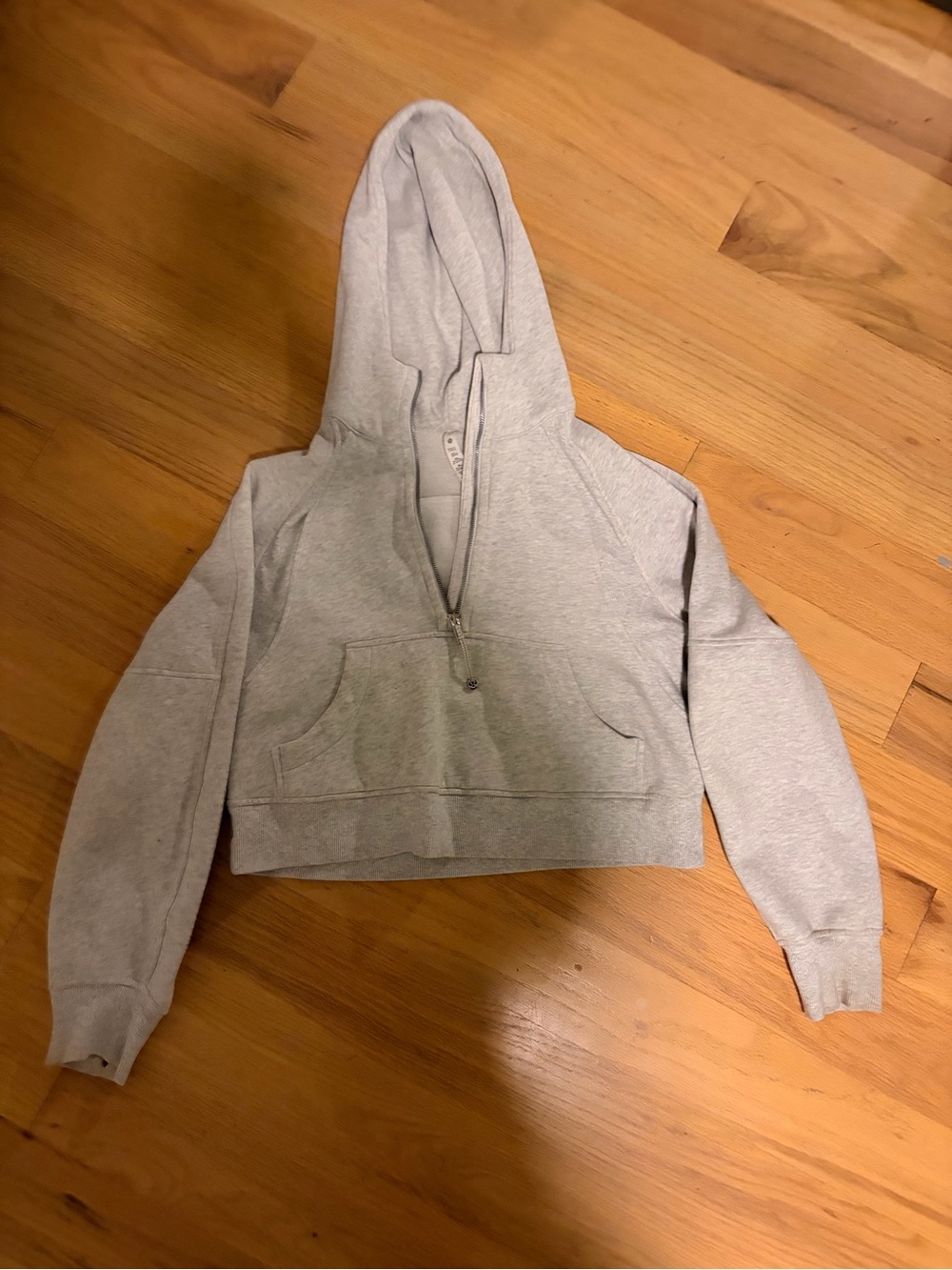 Lululemon Half Zip Scuba Cropped Hoodie
